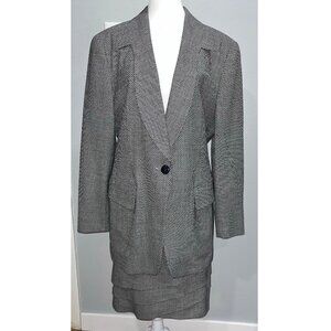 Escada Neiman Marcus Exclusive SKIRT SUIT, Size 44 Two Piece Set, Jacket & Skirt